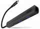 Newell USB хъб с 3 USB 3.0 порта с USB-C / Ethernet Сив