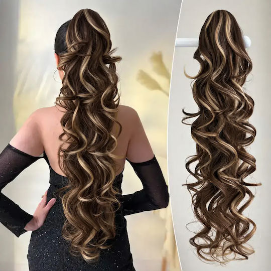 Extensie Cu Clip În Culoare Castaniu Închis 60cm
