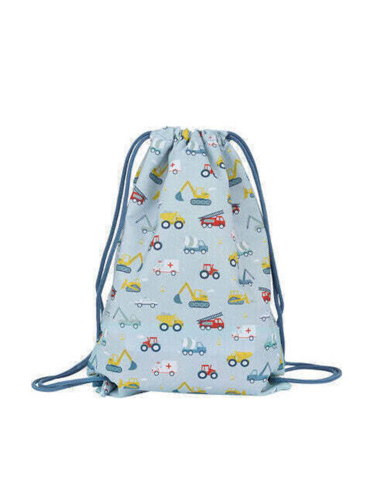 A Little Lovely Company Kinder Taschen Beuteltasche Hellblau 18x13cm A Little Lovely Company Kinder Taschen Beuteltasche Hellblau 18x13cm