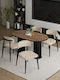Set de sufragerie 5 buc 80x140cm