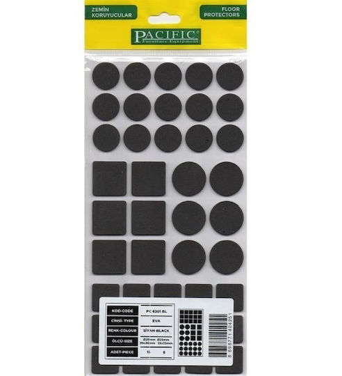 Pacific Fetru Cu Autocolant 20x20mm
