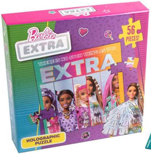 Kinderpuzzle Barbie Holographisch Für 3+ Jahre 56 Teile Mattel