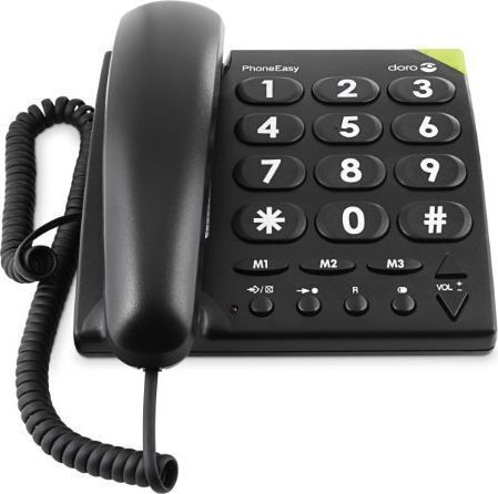 Doro Phoneeasy 311c Schnurgebundenes Festnetztelefon Schwarz