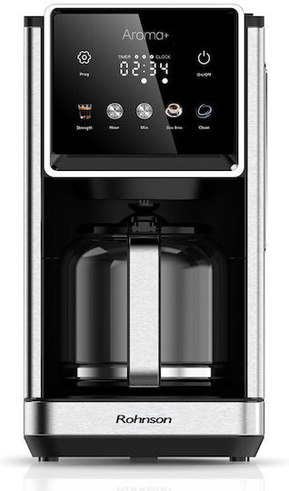 Rohnson Aroma+ Програмируема Филтърна Кафемашина 900W