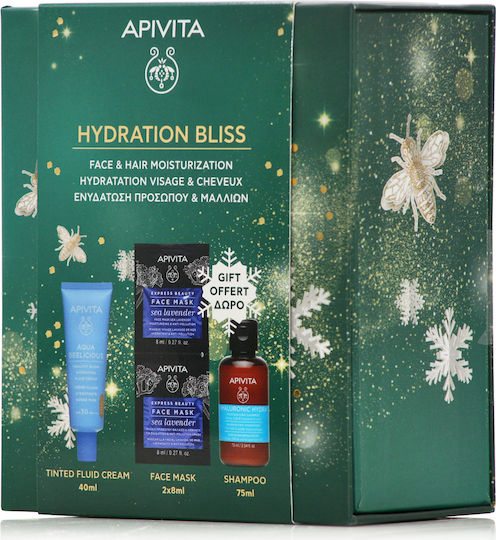 Apivita Aqua Beelicious Tinted Skin Care Set for Brightening & Moisturizing
