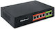 Qoltec 52289 Unmanaged L2 PoE Switch με 6 Θύρες Ethernet