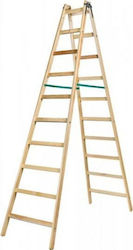 Bracket Scară din lemn cu 2x10 trepte