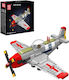 Mould King Building Blocks P-51d Mustang for 8+ Years 396 Pieces