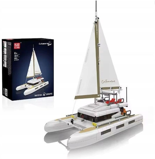 Mould King Building Blocks Catamaran Sailboat for 8+ Years 890 Pieces