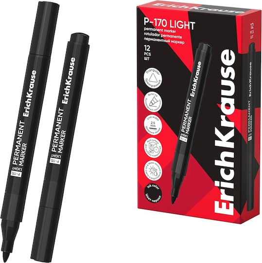 ErichKrause Dauerhafter Marker Schwarz