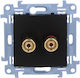 Kontakt-Simon Socket Mechanism In Black Colour CGL2.01/49