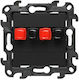 Kontakt-Simon Πρίζα Ηχείων σε Μαύρο χρώμα NGL2....