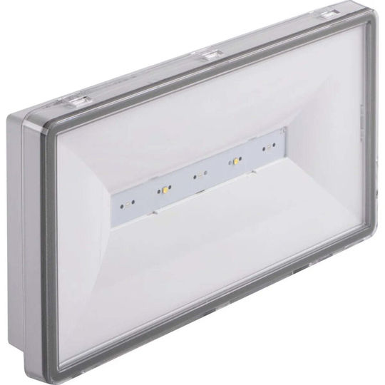 TM Technologie LED Emergency Light Exit with Battery Power Source