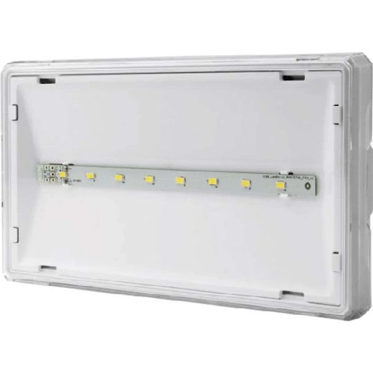 Awex Emergency Luminaire Exit Led 1w 130lm 1h Dual Purpose At White + Pu31 Ete 1w Bsa At Wh Ete 1w Bsa At Wh