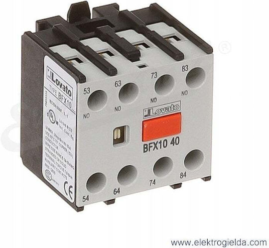 Lovato Electric Hilfskontakt Industrielle Schalter Typ BFX1040