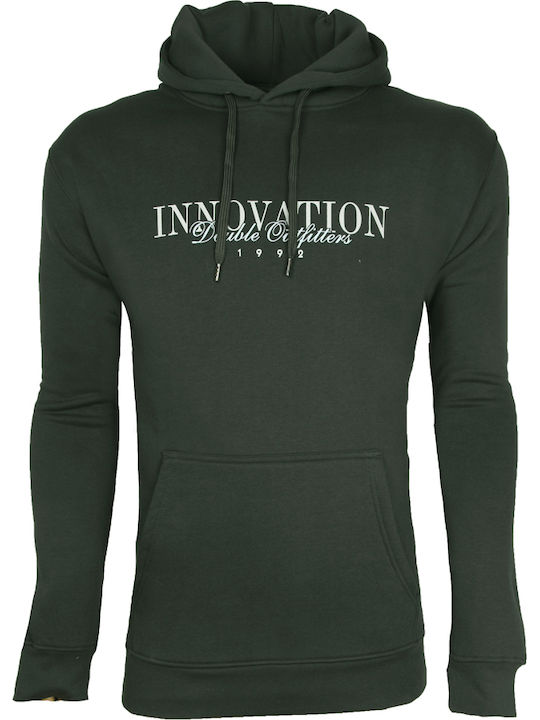 Double Double Sweatshirt mit Kapuze Grün