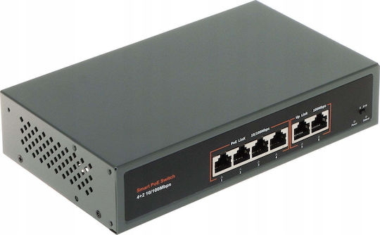 Apti POE0402-60W-ECO Unmanaged L2 Switch με 4 Θύρες Ethernet