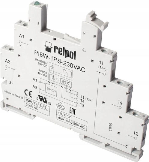 Сокет Rm699bv Rsr30 Реле Ширина 6.2mm Pi6w-1ps-24vac/dc 857147