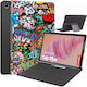 4KOM L Калъф за таблет Graphic Lenovo Tab Plus Tb351fu Graffiti