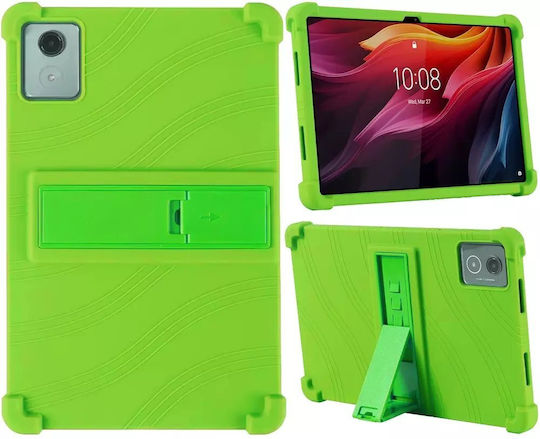 Брониран Калъф За Таблет 4kom L Armor Стойка Lenovo Tab K11 Plus 11.45'' Tb352fu Зелен