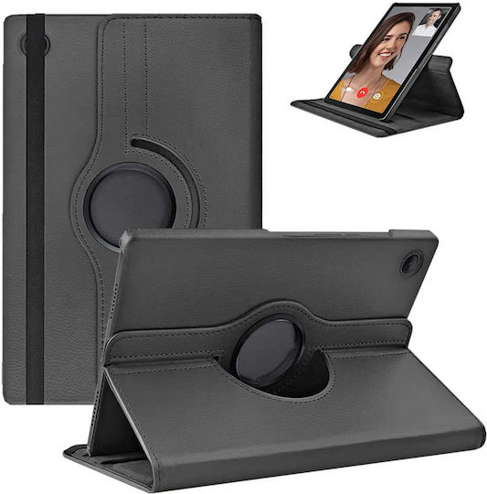 4kom L Калъф за таблет 360 Въртящ се Капак Lenovo Tab M10 10.1 2022 3-то поколение Tab M10 Plus 2022 3-то поколение Черен Защитен Стойка