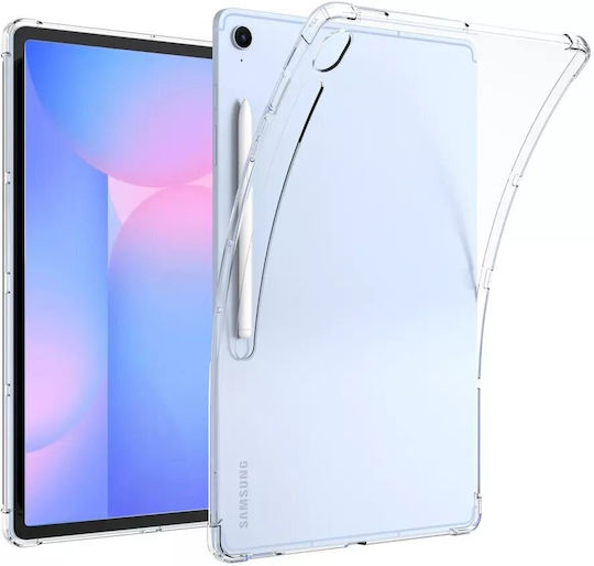 4KOM L Калъф за таблет Samsung Galaxy Tab S10 Fe Plus S10 Fe+ 13.1" Силиконова Задна Корица