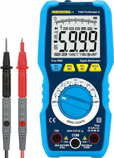 Pancontrol Limit Digitalmultimeter True RMS mit AC-Messung