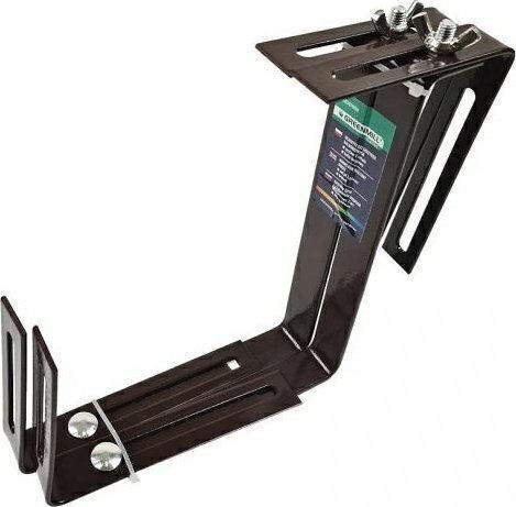 Greenmill Balcony Planter Supports 2 Pieces Brown Gr5070rn