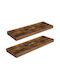 Wandregal Vintage Braune 60x20x3.8cm