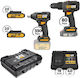CAT Combo-48 Drill & Impact Driver Set 18V with 2 Batteries 2Ah and Case