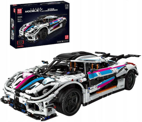 Mould King Building Blocks Regera Hypercar Rc for 3+ Years 3063 Pieces