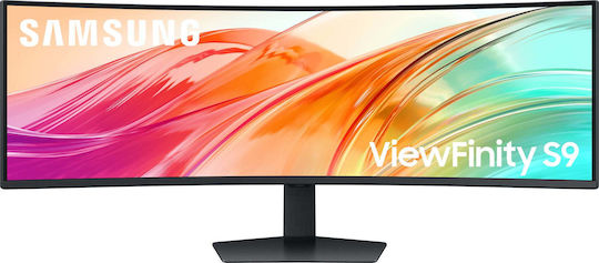 Samsung ViewFinity S9 S95UF HDR Curved Монитор 49" 5120x1440 с Време на реакция 5ms GTG Сребрист