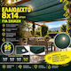 ForAll Olive Net from HDPE 8x14m Density 95gr/m² with Rings