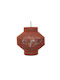 Eurolamp Pendant Light Orange with Rope 30x30x28.5cm