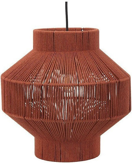 Eurolamp Pendant Light Orange with Rope 30x30x28.5cm