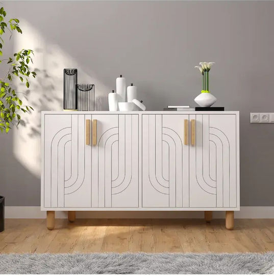 SteweHome Konsolentisch Holz Braun M120xB30xH75cm