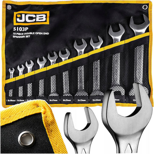 JCB Satz 10 Deutsche Schraubenschlüssel