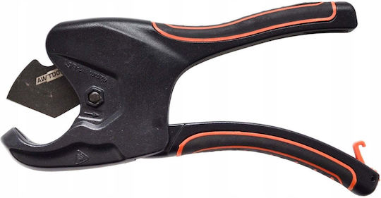 AWTools Hand Ratchet Pipe Cutter Maximum Cutting Diameter 42mm for Plastic / PEX / Aluminum AW31509BL