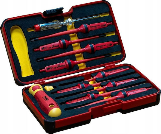 Felo Elektriker Magnetische Schraubendreher Set 12 250V