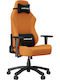 Anda Seat Luna Large Fabric Gaming Chair with Adjustable Arms Orange