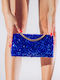 Women's Blue Clutch