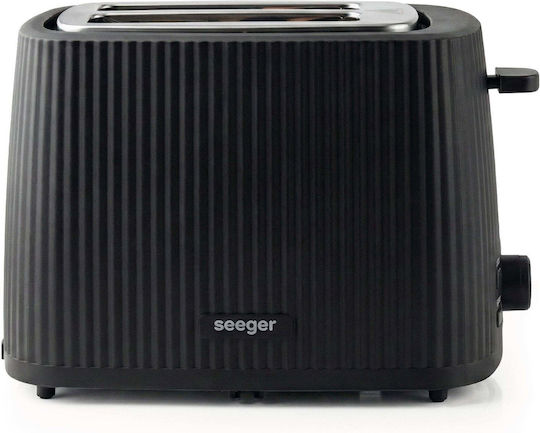 Seeger SGR150BK Toaster 2 Slots 930W Black