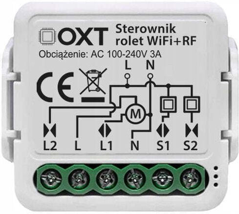 Tuya Intelligenter Schalter 3 Kanäle Wi-Fi & RF 3A mit Fernbedienung