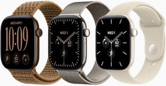 Apple Watch Series 12 46mm Αδιάβροχο με Παλμογράφο