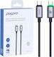 Samsung Плетен кабел USB-C мъжки - USB-C 60W Черен 1m CB03CC
