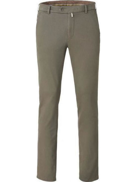 Meyer Hosen Exclusive Bonn Men's Trousers Chino Stone