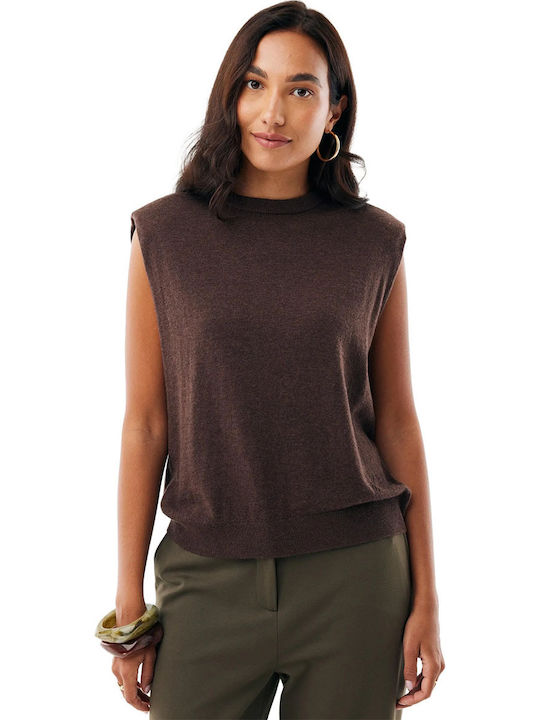 Mexx Women's Sleeveless Top Dk Brown