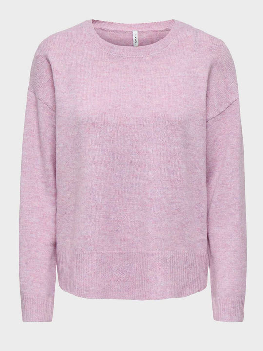 Only Women's Pink Sweater