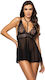 Milana Babydoll Negru Beauty Night Bn6758 Ean 5903031784688