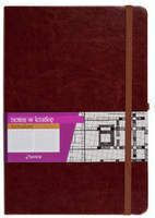 Antra A4 Notebook 96 Sheets Square with Rubber Band Brown